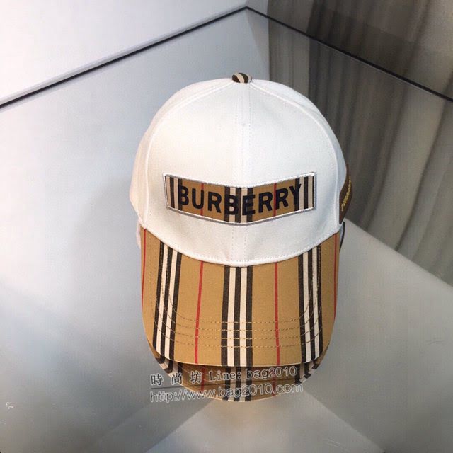 Burberry新品男士帽子 巴寶莉刺繡棒球帽鴨舌帽  mm1268